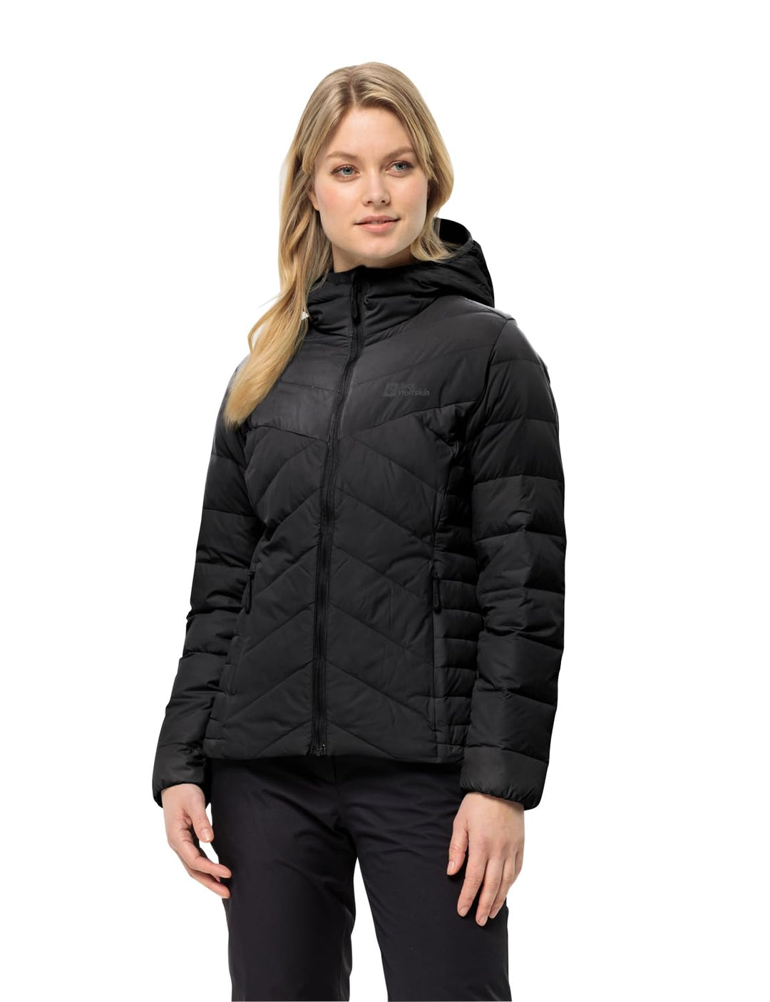 Jack Wolfskin Damen Tundra Down Hoody W Daunenjacke XS Schwarz, XS Schwarz