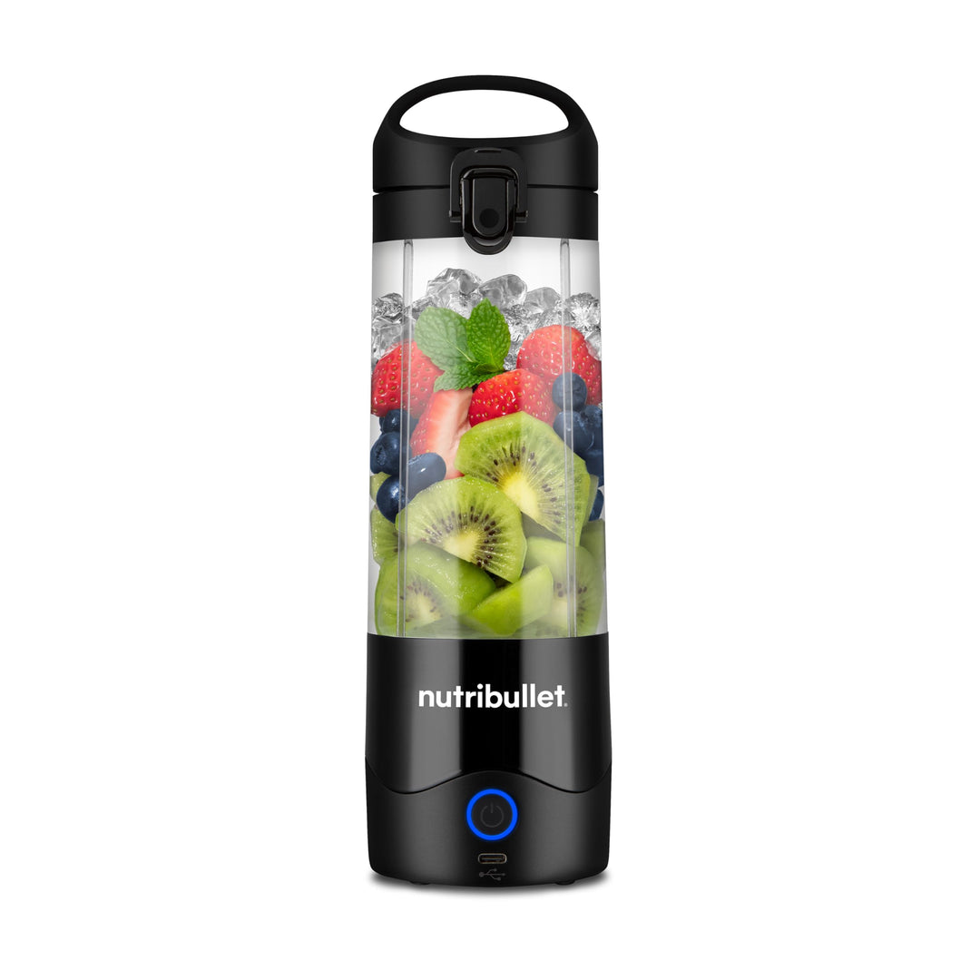 nutribullet Portable Mixer, 475ml BPA-freies Tritan Becher, Mini-Mixer mit 4-Punkt-Edelstahlklinge,