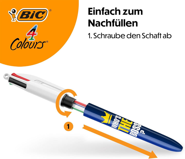 BIC Kugelschreiber 4 Farben Sätze