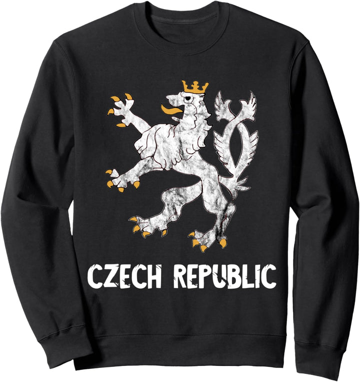 Tschechien Tschechischer Löwe Czech Republic Czechia Stolz Sweatshirt
