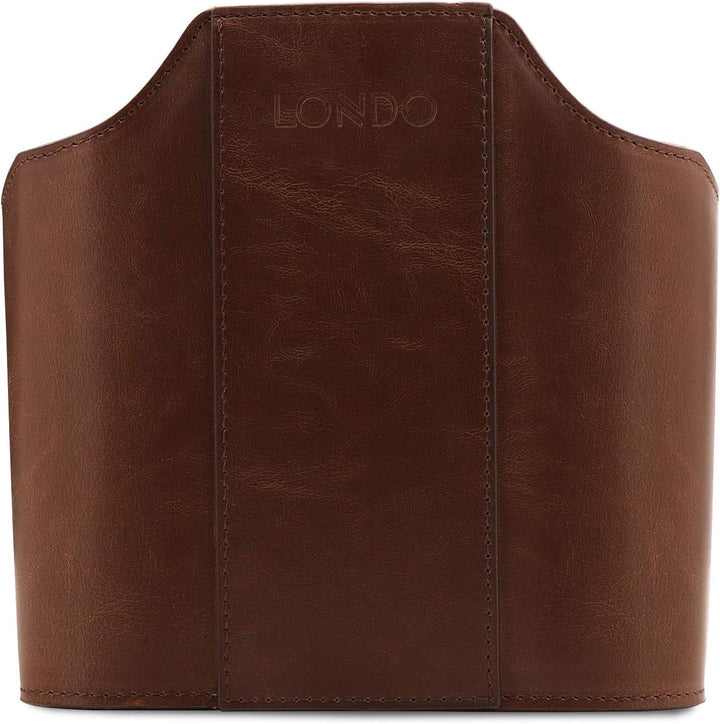 Londo Leder Fernbedienung Organizer und Halter mit Tablet Fach, Fernbedienungshalter - Multifunktion