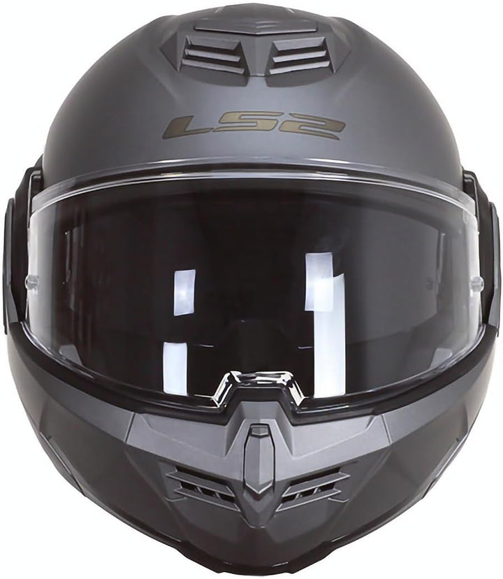 LS2, Modularhelme motorrad ADVANT solid mat titanium, XL XL Mat titanium, XL Mat titanium