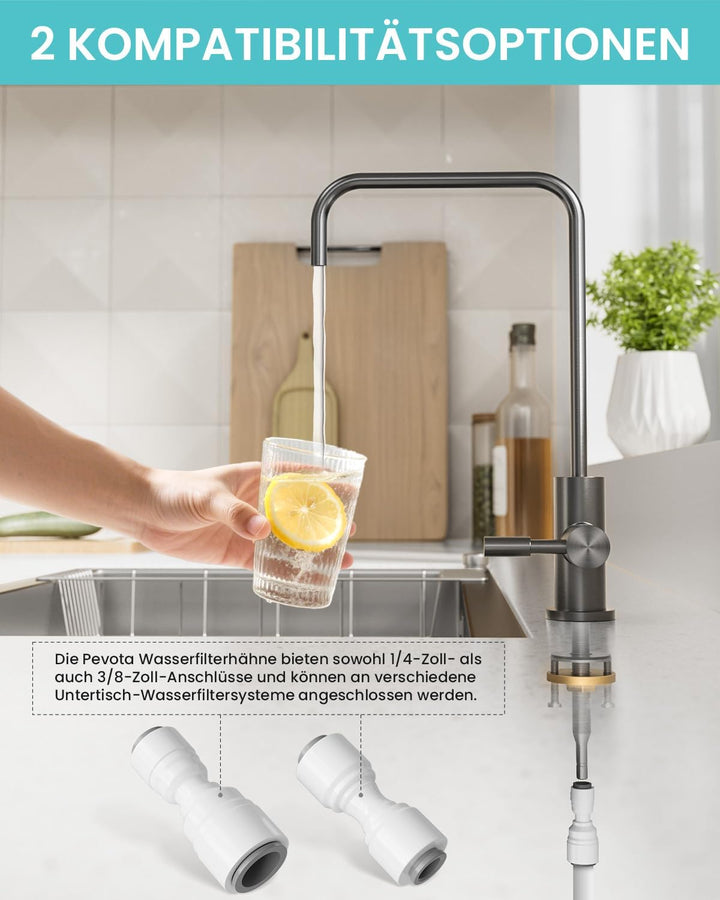 Trinkwasserhahn, Wasserhahn Küche Für Umkehrosmose Oder Wasserfiltersystem, Küchenarmatur Aus Edelst
