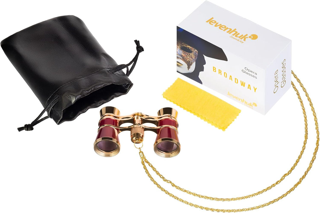 Levenhuk Broadway 325B 3x25 Kompaktes, Leichtes, Elegantes Opernglas – Vintage Theater- und Konzertf