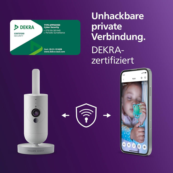 PHILIPS Avent Premium Connected Videophone, das bisher beste Babyphone von Avent, Schlaf- und Atmung