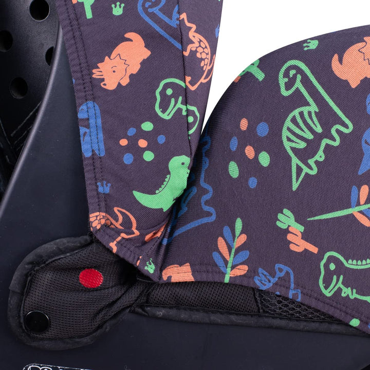 JYOKO Kids Bezug für Autositz Kompatibel mit Joie Stages, Every Stages (Happy Dino), HAPPY DINO