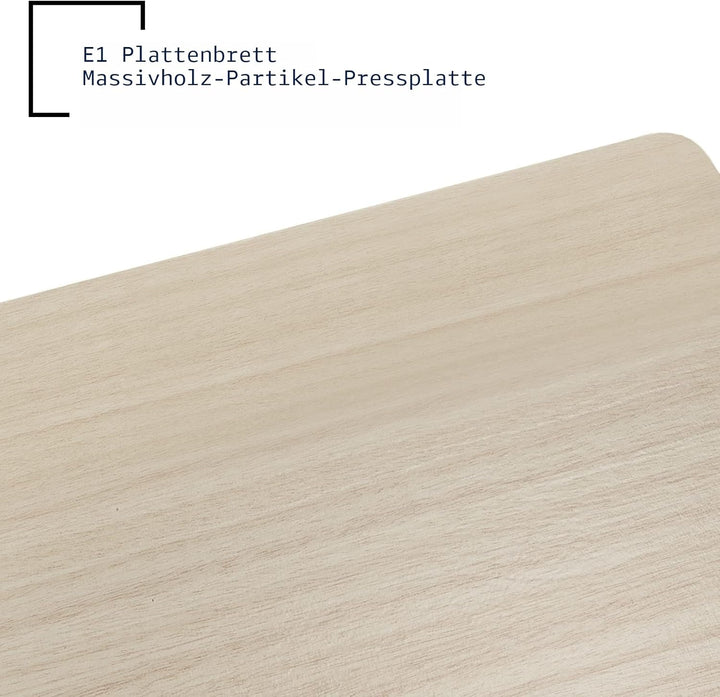 SogesHome Laptoptisch Beistelltisch PC Tisch Notebook Sofatisch Laptopständer mit Rollen,60 x 40 cm,
