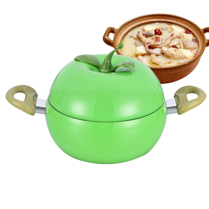 Kochtopf Mit Tomatenform - Kreatives Fruchtförmiges Kochgeschirrpfanne | Nicht Stick Tomaten Topf Mi