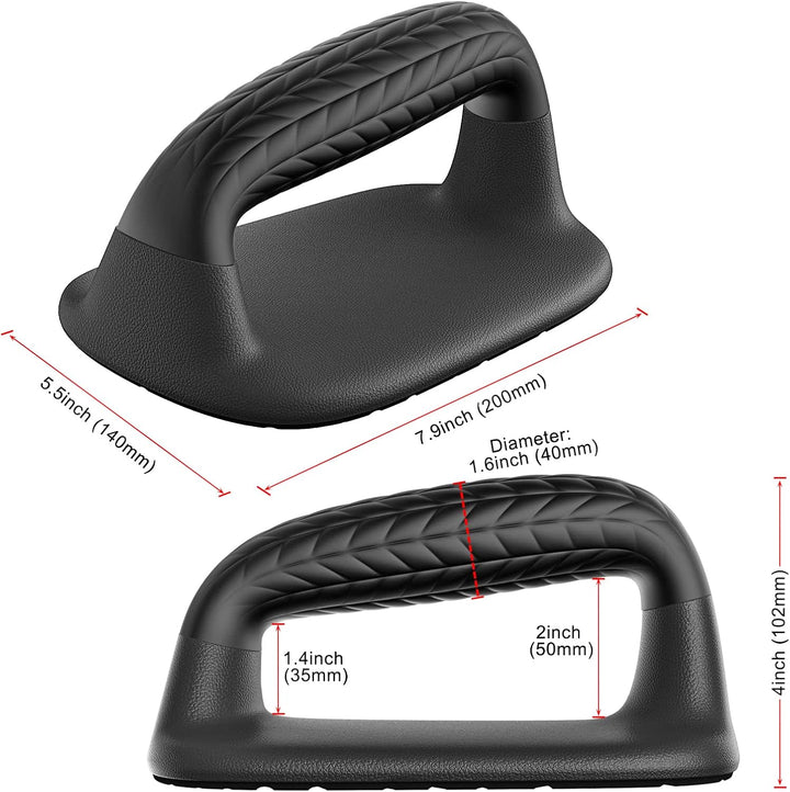 SELEWARE Liegestützgriffe Push up Bars Krafttraining Sportgriffe Fitness Parallettes Weicher Gummigr