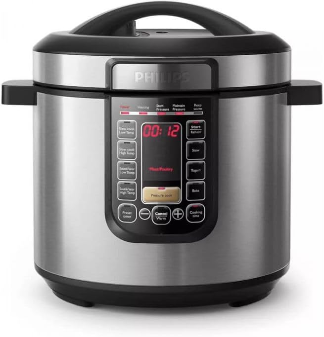 Multicooker Philips Viva Collection HD2237/40, 1300 W, 6 l, Silver