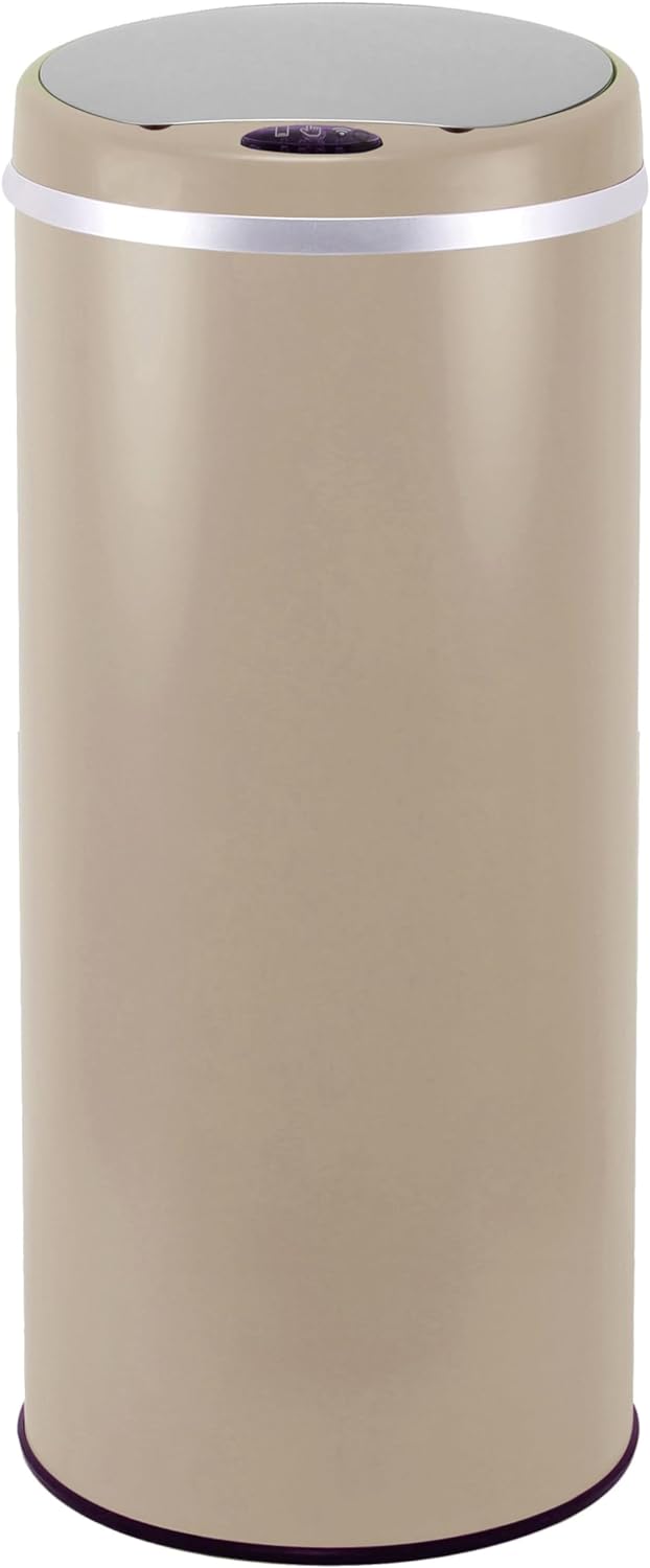 Kitchen Move Automatischer Abfalleimer mit Sensor, Edelstahl, 42 Liter, Durchmesser , mit Deckel, ta