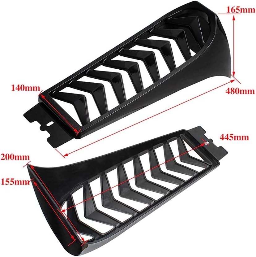 Bugspoiler Kompatibel für Harley Softail Fat Bob / 114 18-21 Kühlerverkleidung CV4