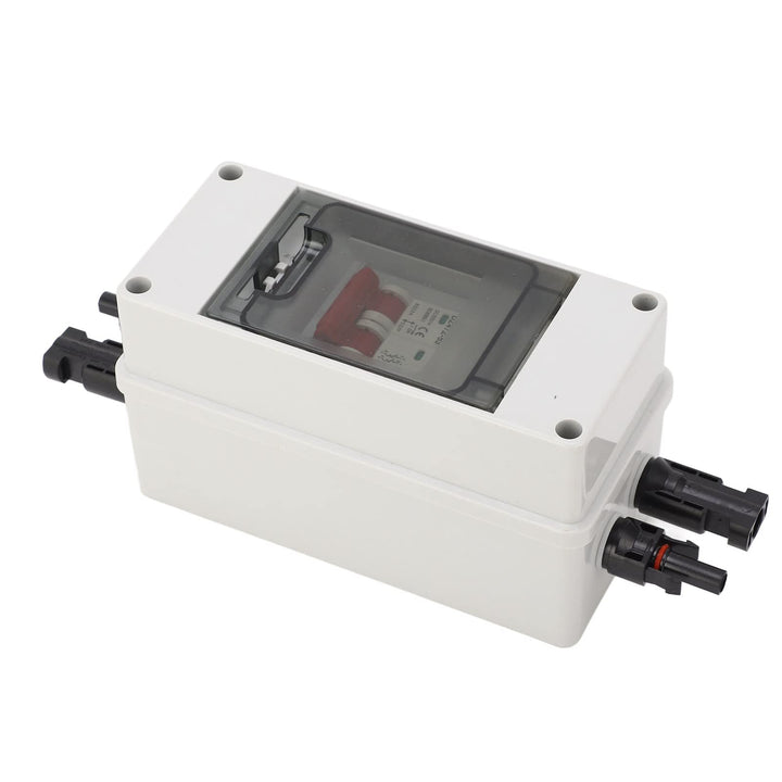 Solar-Trennschalter mit Leistungsschalter für Photovoltaik-Solaranlagen und Wohnmobile (40 A) 40a, 4