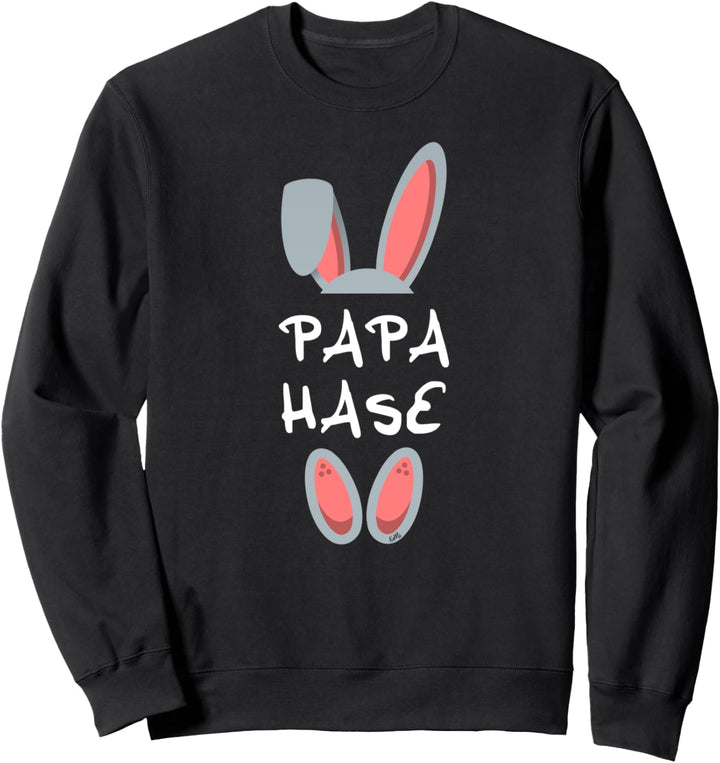 Papa Hase Osterhase Geschenk Familien Partnerlook Oster Sweatshirt