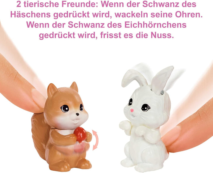 Barbie HGC18 - Barbie „Abenteuer zu zweit“ Camping-Spielset mit Zelt, 2 Barbie-Puppen und 20 Zubehör