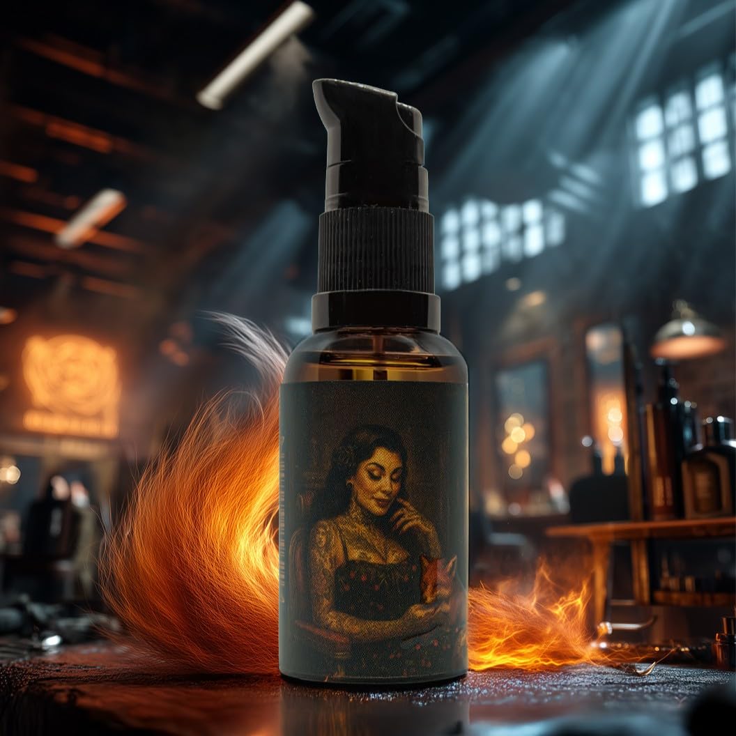 Ginger Fox Bartöl 30ml Pflegendes Bartpflegeöl für Herren mit Jojoba & Hanföl Macht den Bart weich &