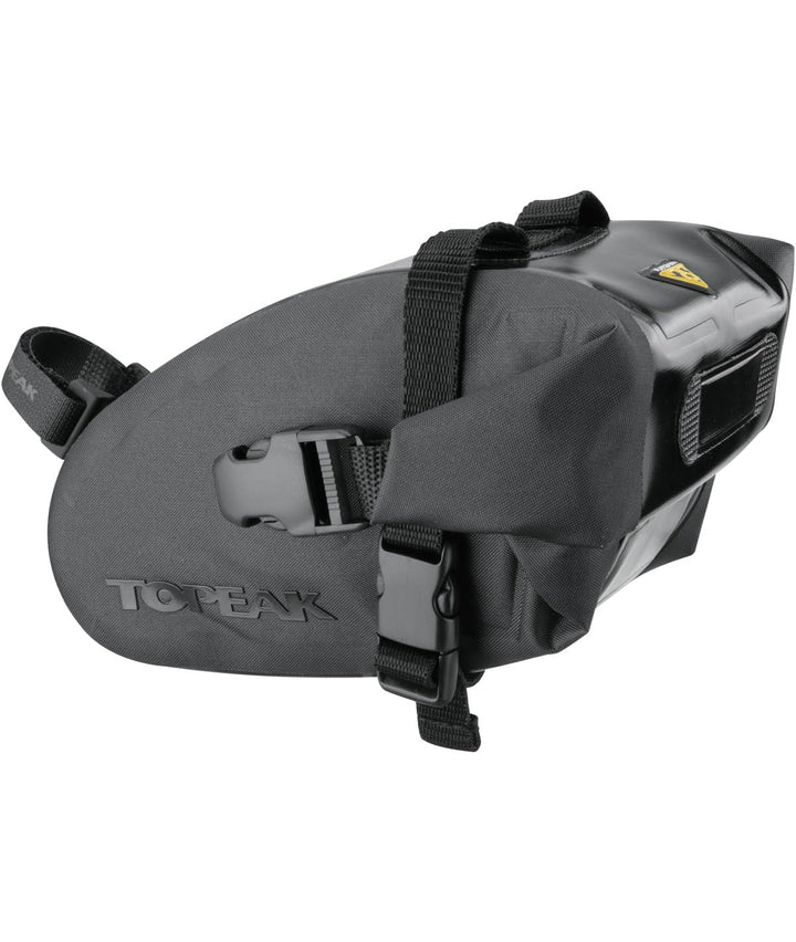 Topeak Wedge DryBag Straps wasserdichte Satteltasche mit Gurten M (18.5 x 11 x 11 cm, 1 l), M (18.5