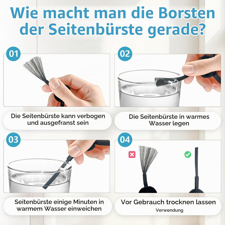 Homruich 22 Stück Zubehör für Narwal Freo Z10 Roboter Vacuum, 1 Hauptbürste, 4 HEPA-Filter, 4 Mop Pa