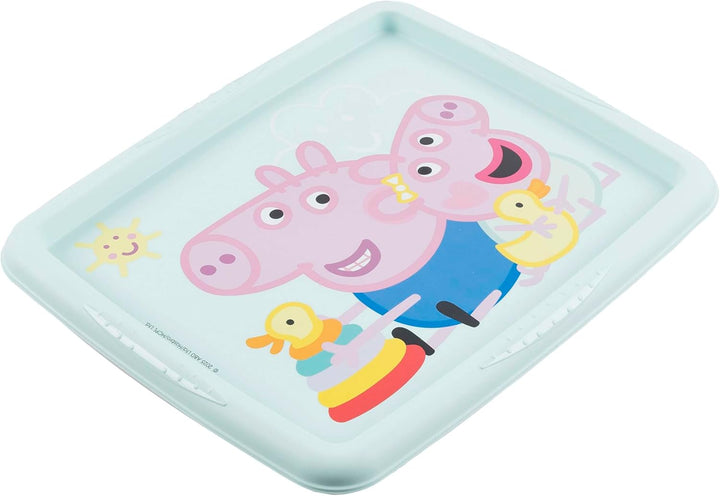 keeeper karolina Aufbewahrungsbox mit Deckel, 24 l, Dreh- und stapelbar, Design: Peppa, Für Kinder,