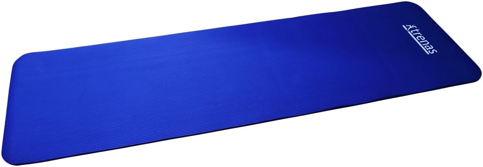 TRENAS Gymnastikmatte Profi - 180 cm 180 x 60 x 1 cm Blau, 180 x 60 x 1 cm Blau