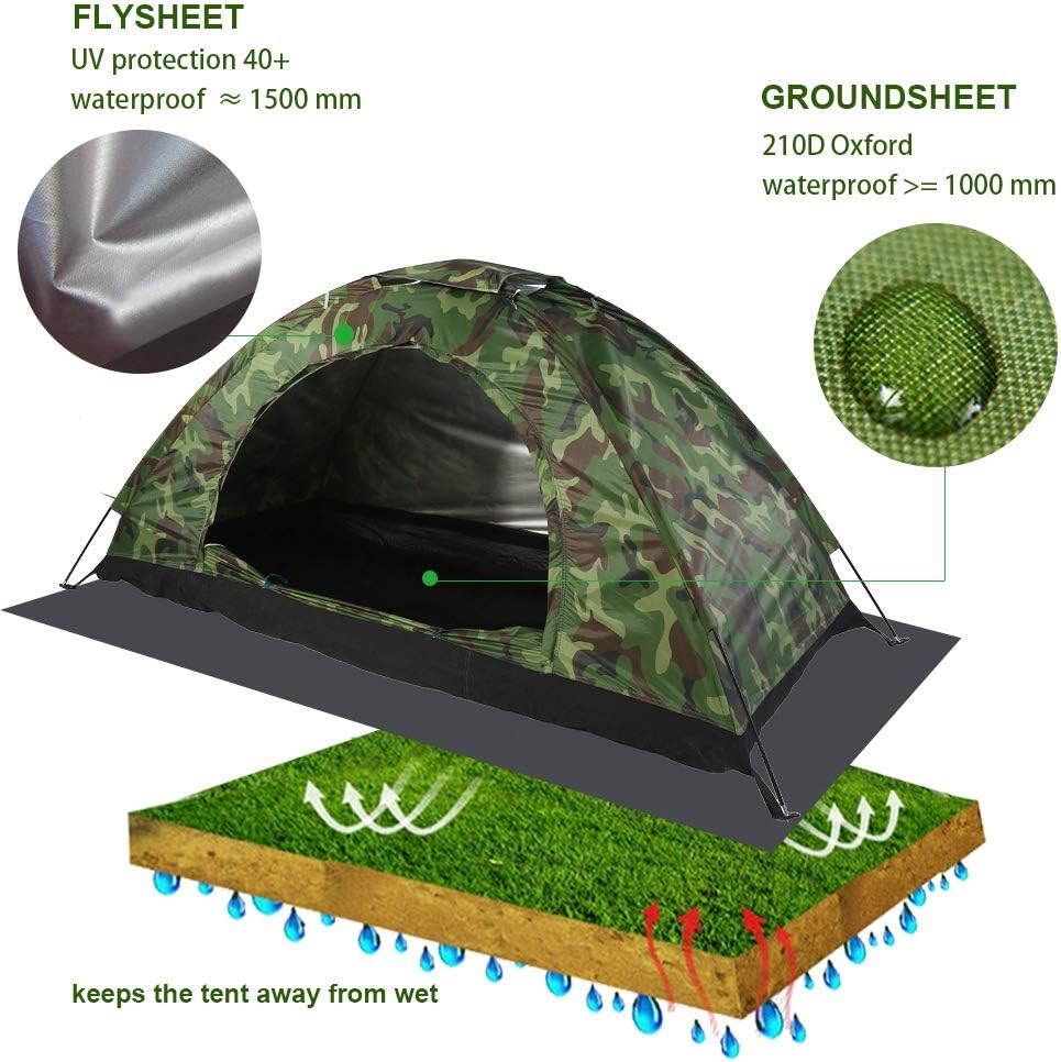 Gatuxe Wanderzelt Strandzelt Tarnzelt Campingzelt zum Wandern