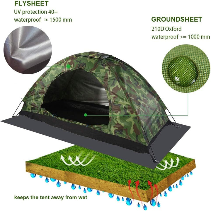 Gatuxe Wanderzelt Strandzelt Tarnzelt Campingzelt zum Wandern