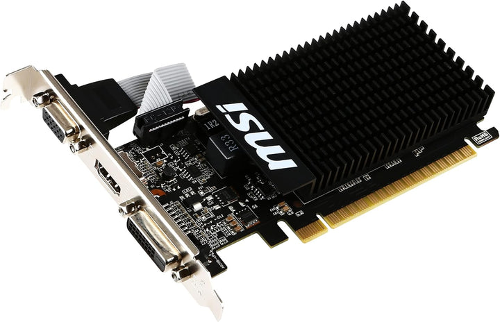 MSI GeForce GT710 GT 710 2GD3H LP MSI NVIDIA GT 710 2GB Low Profile PASSIVE Single, MSI NVIDIA GT 71