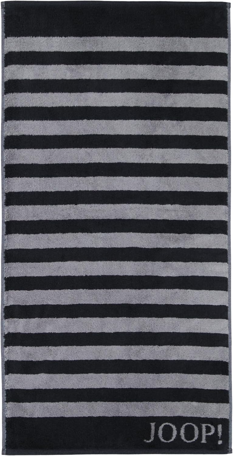 Joop! Handtücher Classic Stripes 1610 schwarz - 90 Saunatuch 80x200 cm Saunatuch 80x200 cm Schwarz -