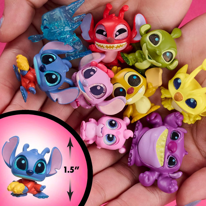 Just Play Disney Doorables Stitch Experimente, Sammelfiguren, 9 Exklusive Figuren, Kinderspielzeug a
