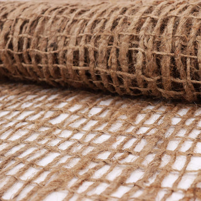 Premium Jute Ufermatte Böschungsmatte von Aquagart I Jutegewebe Jutematte 1,20m breit I Jute Grobmas