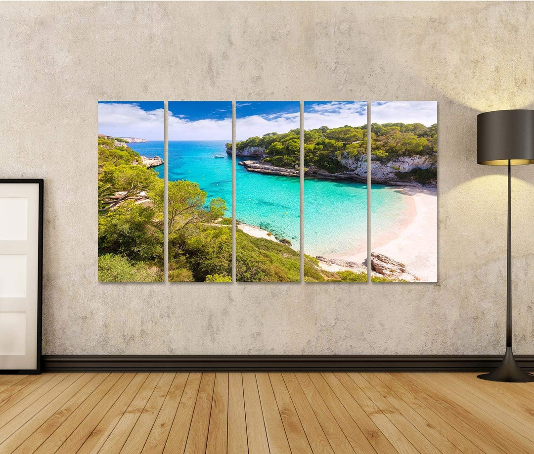 islandburner Bild auf Leinwand Mallorca Cala Llombards Santanyi Strand Mallorca Baleareninsel Spanie