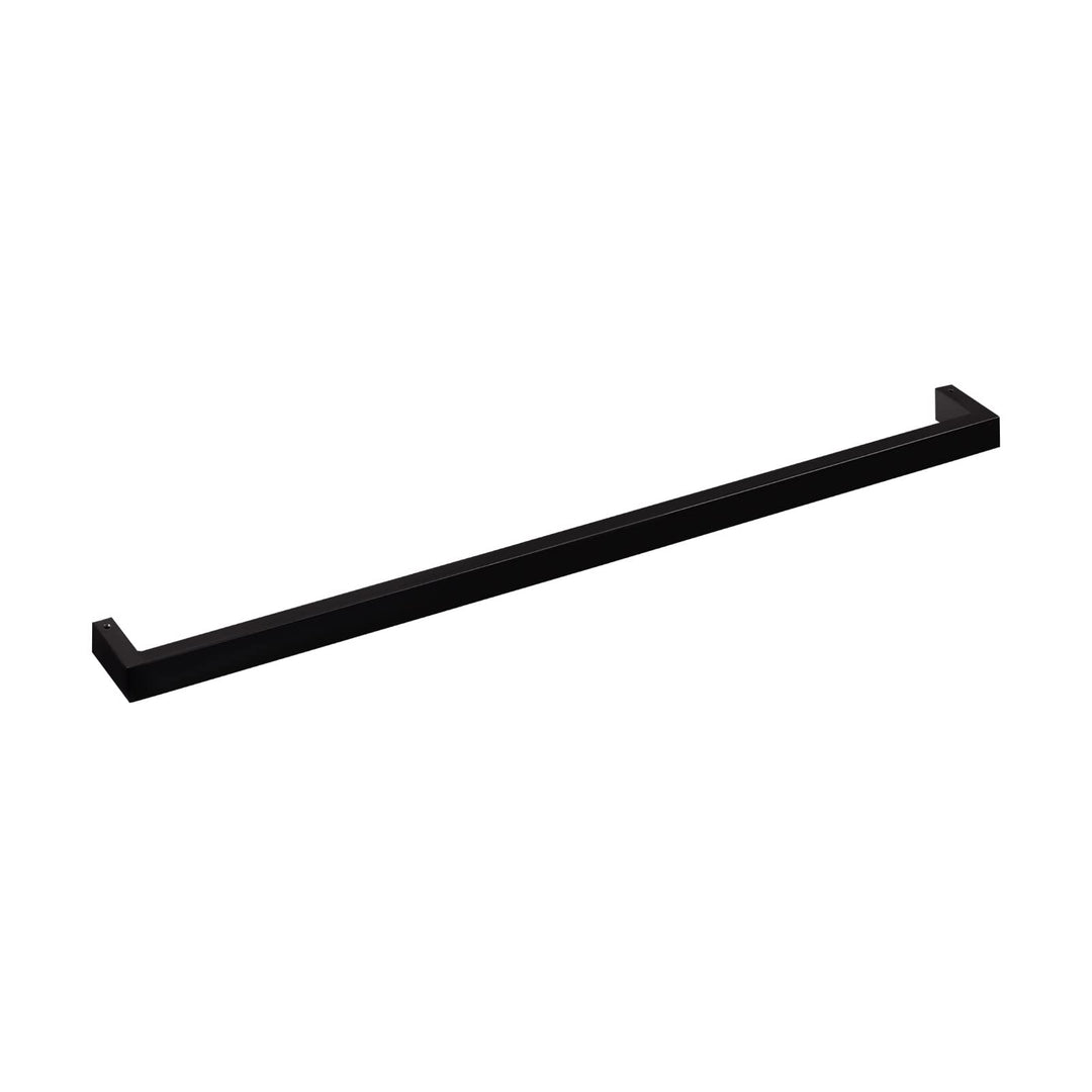 Handtuchhalter ATLANTA Länge 413 mm BA 400 mm schwarz matt brüniert für Wand- / Schrankmontage Handt