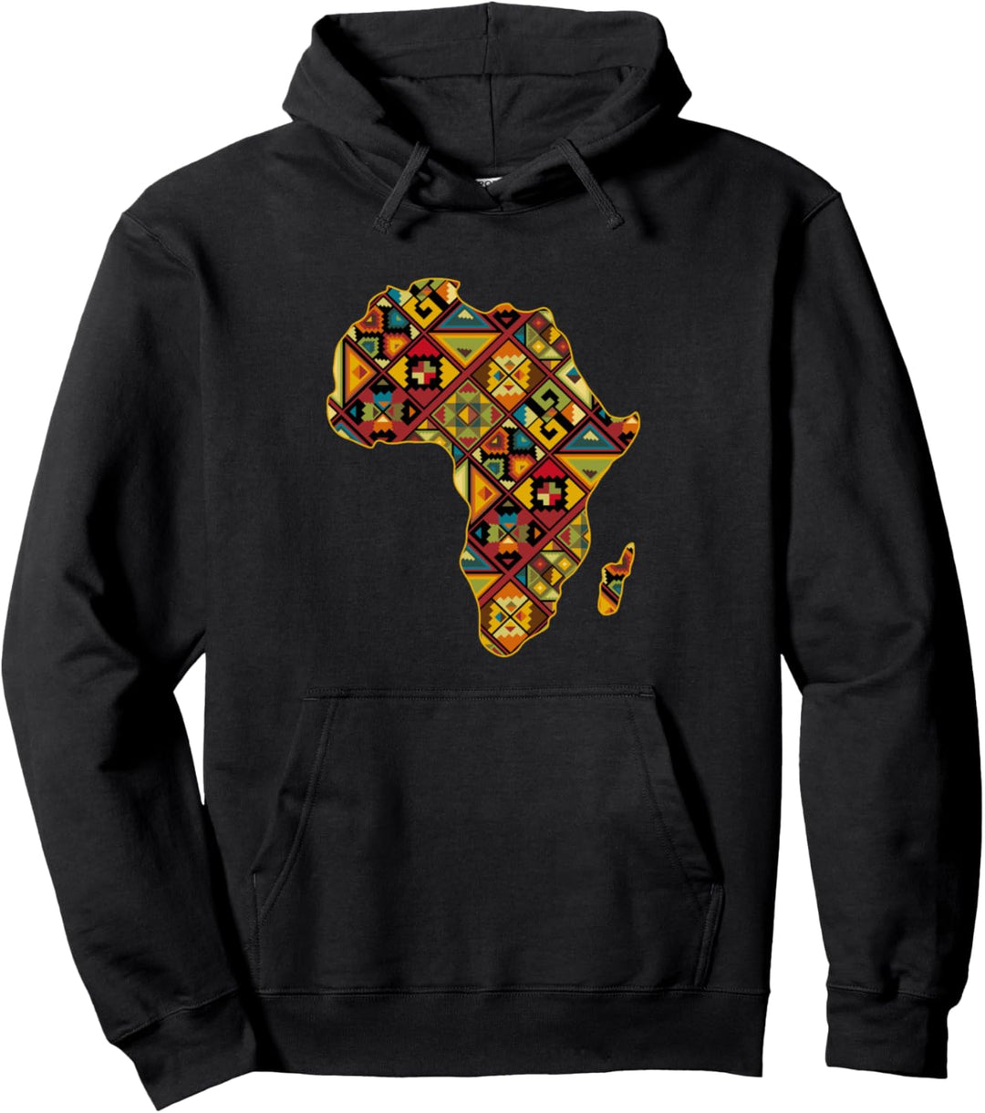 Afrikanisches Geschenk des Stolzes Ethnische Karte Afrika Pullover Hoodie