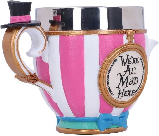 Nemesis Now Pinkys Up Hutmacher-Tasse, 11 cm, Rosa