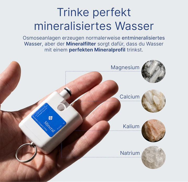 HO3 Home One Auftisch Osmoseanlage für Trinkwasser mit 4 Temperaturstufen (RT, 50, 85, 95°C), 5 Stuf