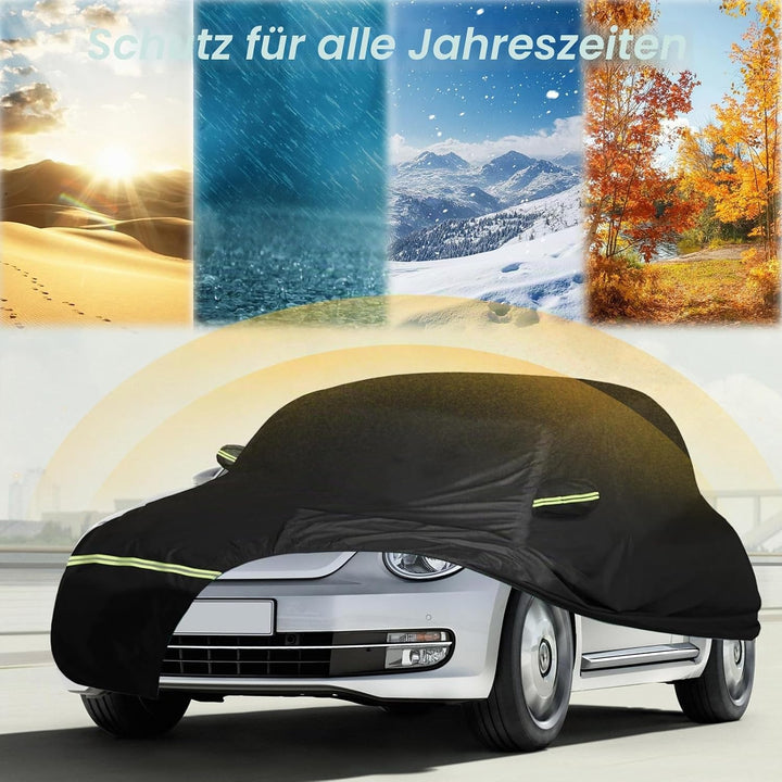 Autoabdeckung Vollgarage Ersatz für VW Beetle 1960-1980,Anti-Scratch Staub Wetterfeste UV Schutz Aut