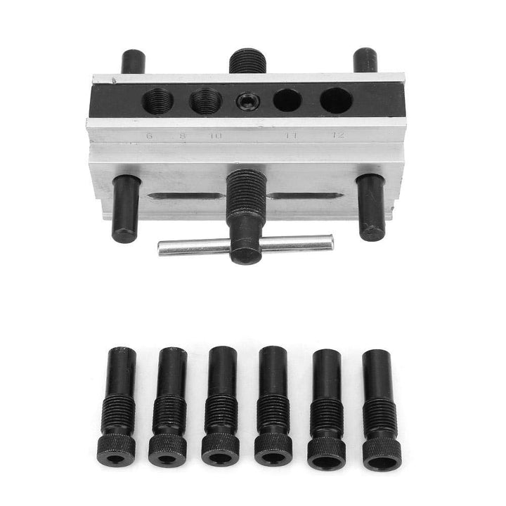 Holzbearbeitung Dübel Jig Tools Metallbohrer Dübelloch Selbstzentrierende Locator Diy