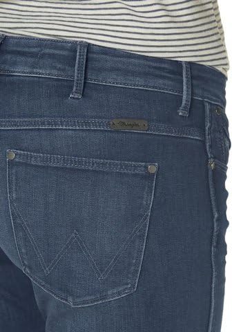Wrangler Damen Corynn Pool Blue Jeans, 28W / 30L