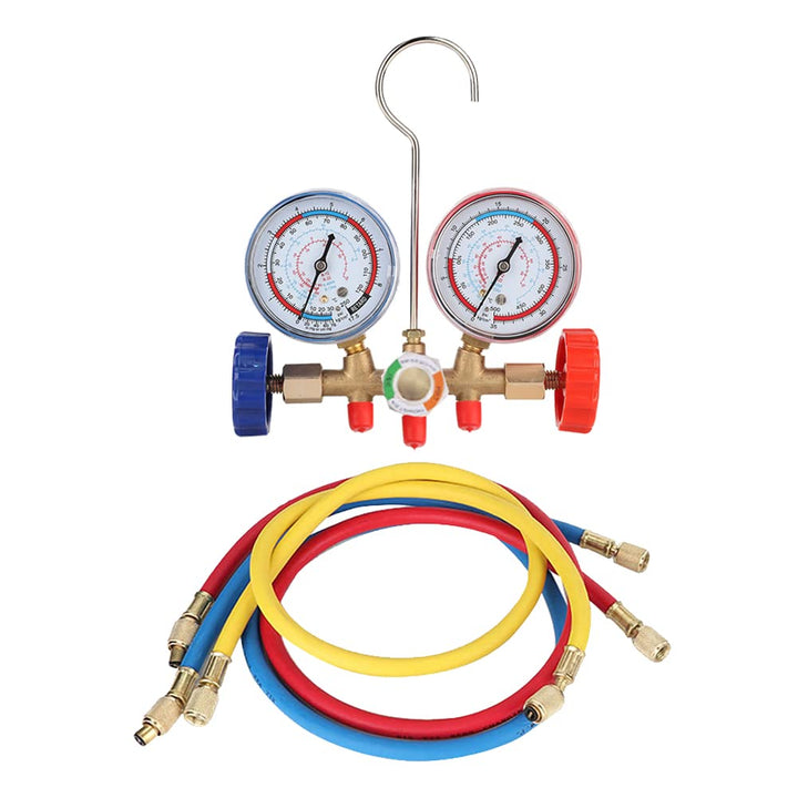 Vakuumpumpe Manifold Gauge Set, Fydun Kältemittel Klimaanlagen Werkzeuge AC Diagnose Manifold Anzeig