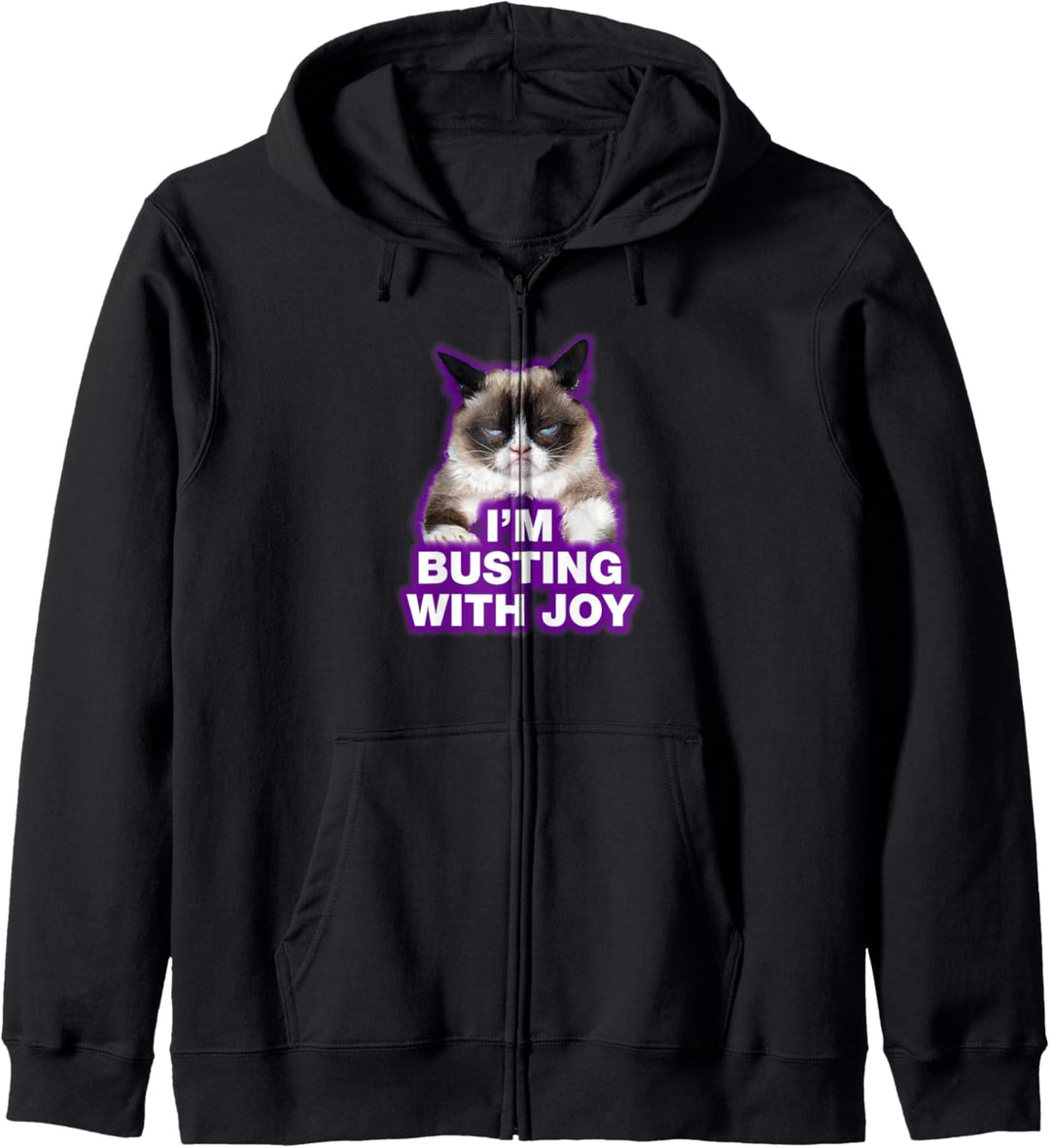 Ich platze vor Freude ~ Sarkastische Katze Kapuzenjacke