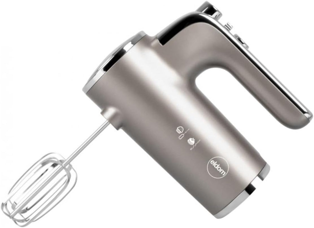 Küchenmaschine R110, Edelstahl, 400 W, 2 Paar Handmixer, Handrührgerät mit 5 Geschwindigkeitsstufen,