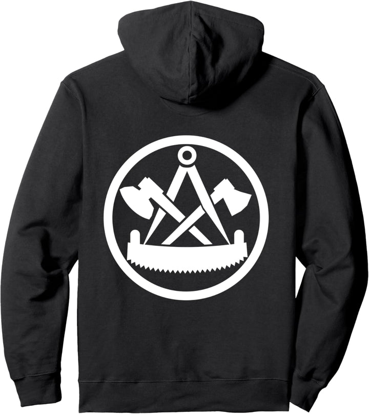 Zimmerer Logo Handwerk Wappen Zimmermann Pullover Hoodie