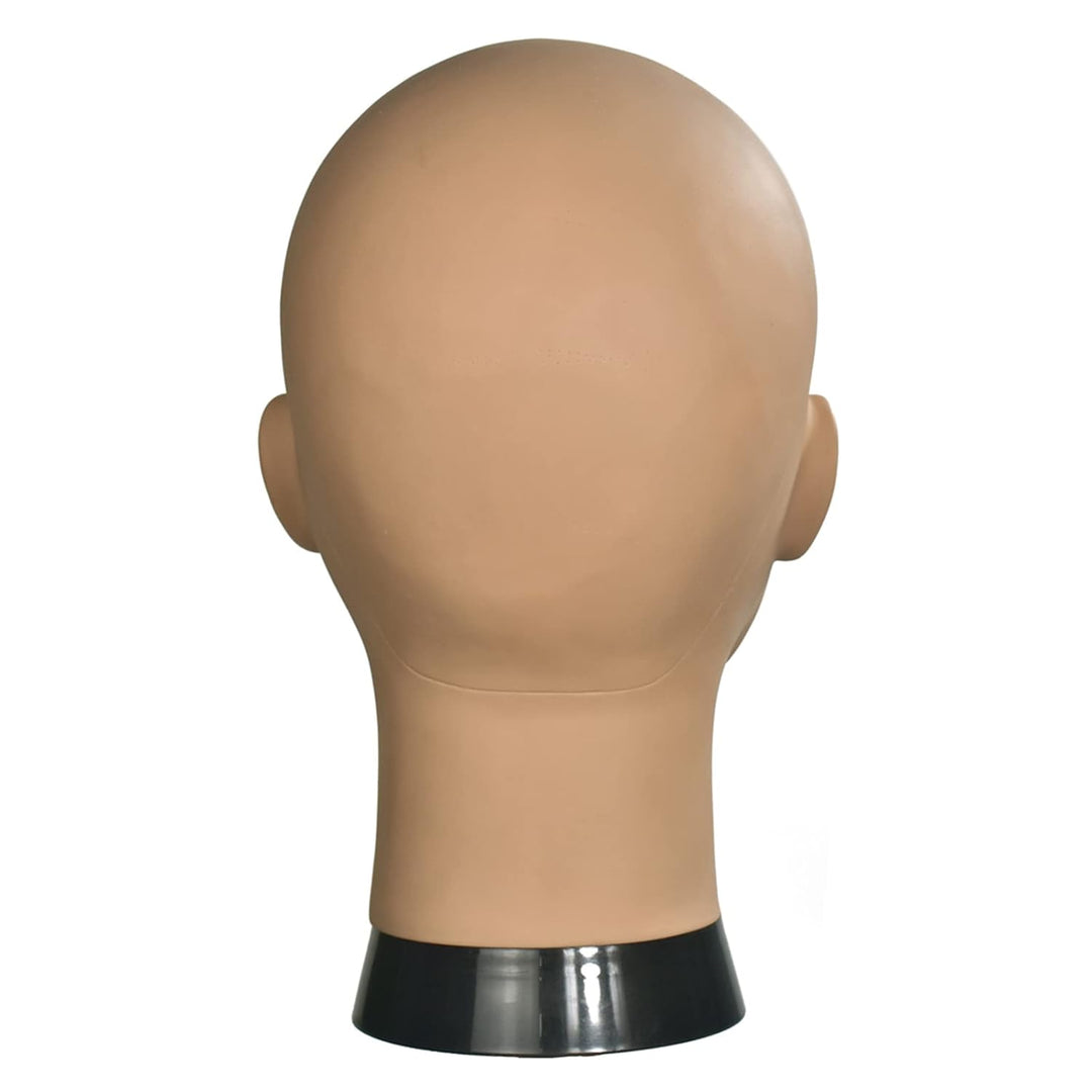 Afro Bald Mannequin Head Professional Cosmetology Wig Training Head for Wig Making and Display Hat G