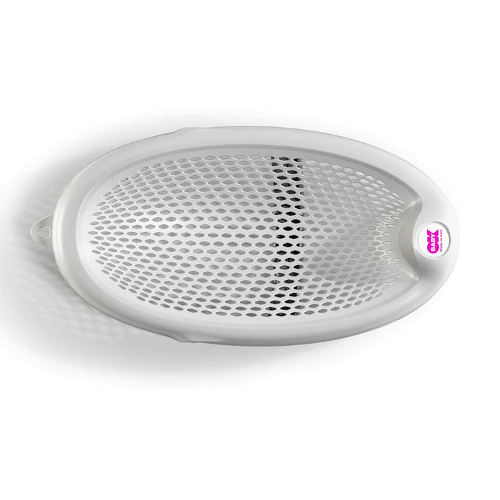 OKBABY Jelly Baby-Badehilfe - Rutschfeste Unterseite, anatomischer Sitz aus weichem, perforiertem Gu