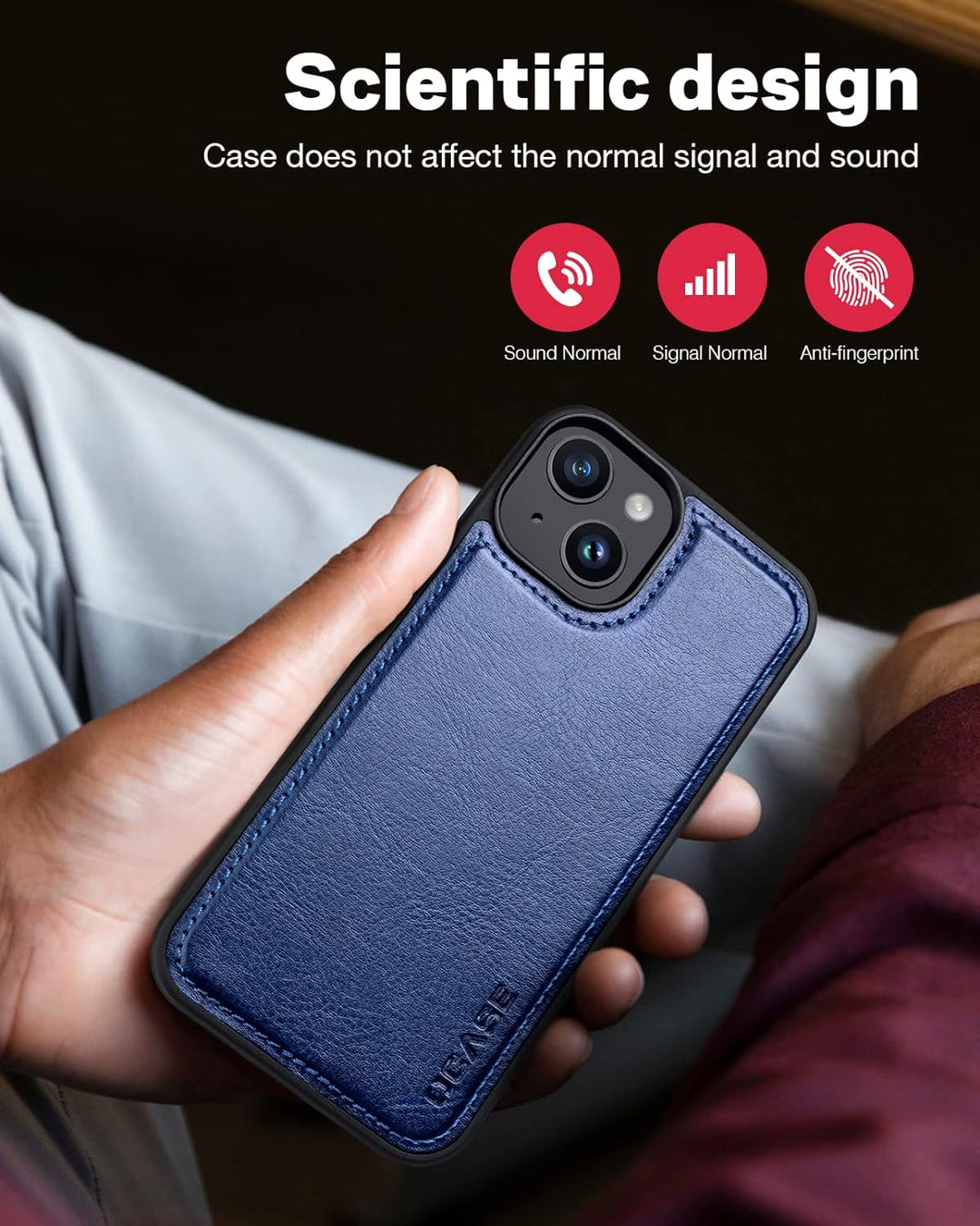 OCASE Abnehmbare Hülle iPhone 14 Handyhülle 5G[Magnetische Hülle] [Kabelloses Laden] [Displayschutz]