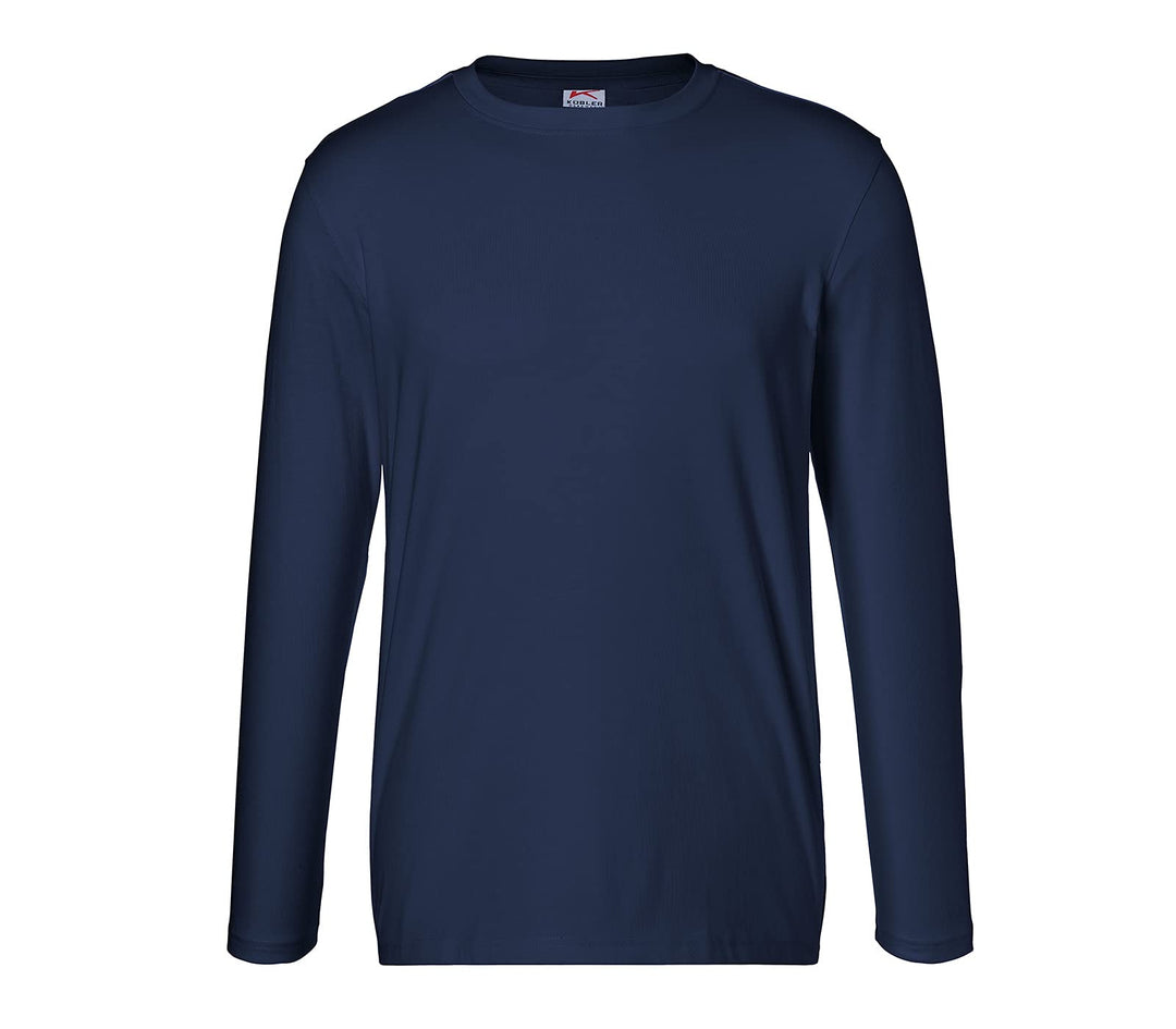 KÜBLER Workwear KÜBLER Shirts Longsleeve weiss XS Dunkelblau, XS Dunkelblau