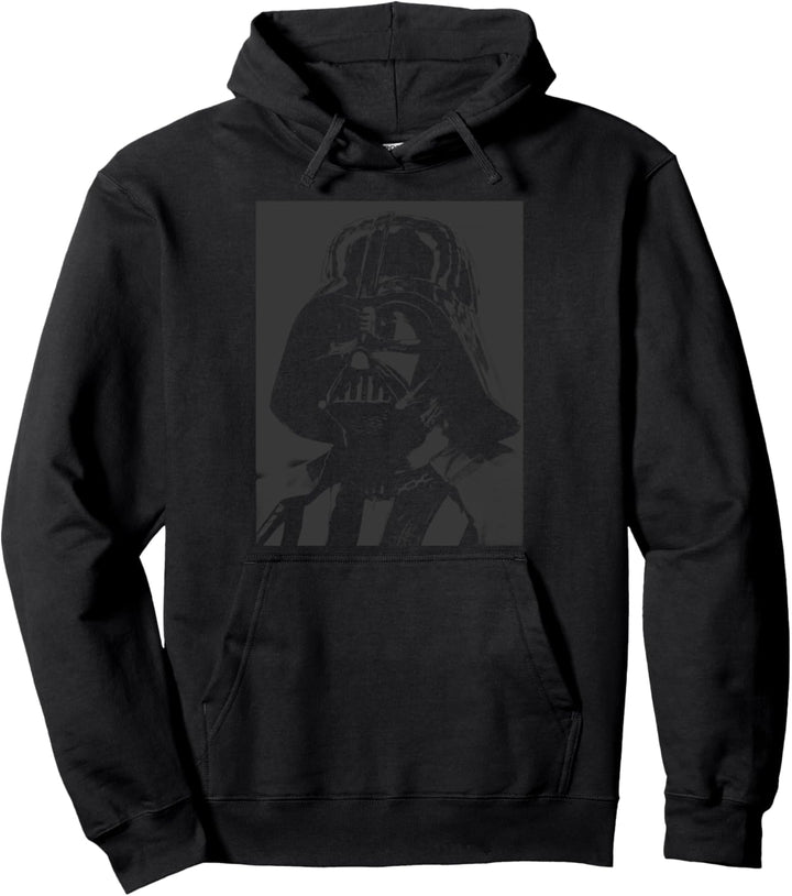 Star Wars Darth Vader Dark Tones Portrait Pullover Hoodie
