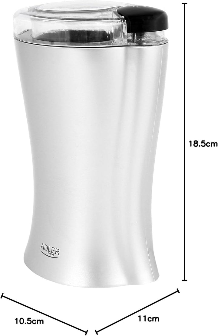 Adler AD 443 Kaffeemühle, Silber