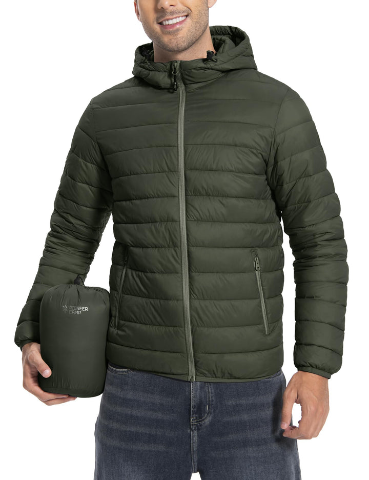 Herren Leichte Steppjacke Daunenjacken-Optik Übergangsjacke Outdoor Winterjacke mit 6 Taschen XXL Gr