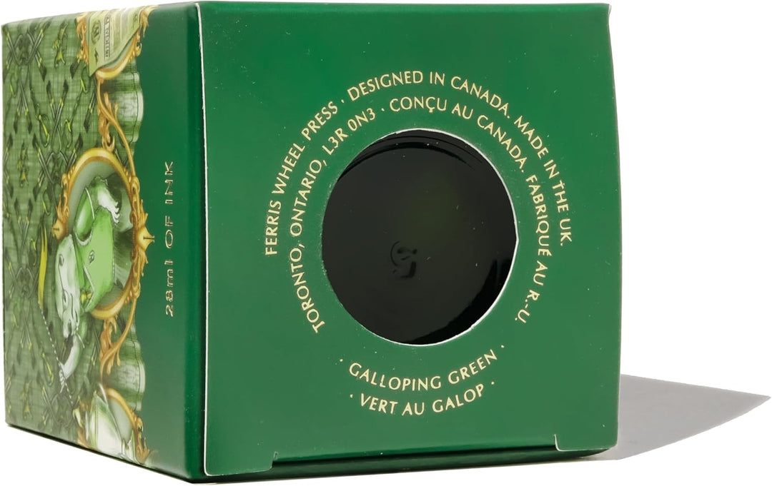 Ferris Wheel Press, Calligraphy Ink, Galloping Green, Deep Racing Green, 28ml Deep Racing Green 28ml